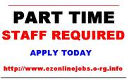 Part Time Staff Required Urgent.