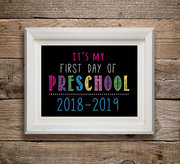 First day of Preschool,  Kindergarten,  first grade.