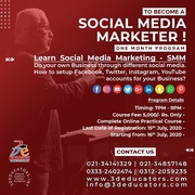 To Become A Social Media Marketer - 3D Educators